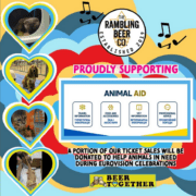 A portion of our proceeds from our #BeerTogether Beer Tours and Tastings During Eurovision 2023, Liverpool, will go towards Animal Aid Budapest.