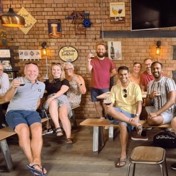 Jo runs a beer tour in London
