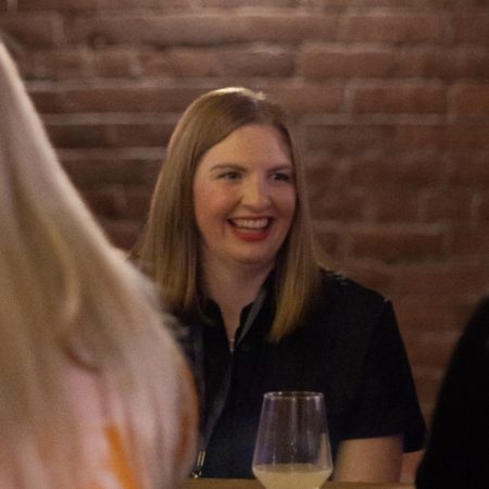 A guest learns enjoys a Manchester beer tasting